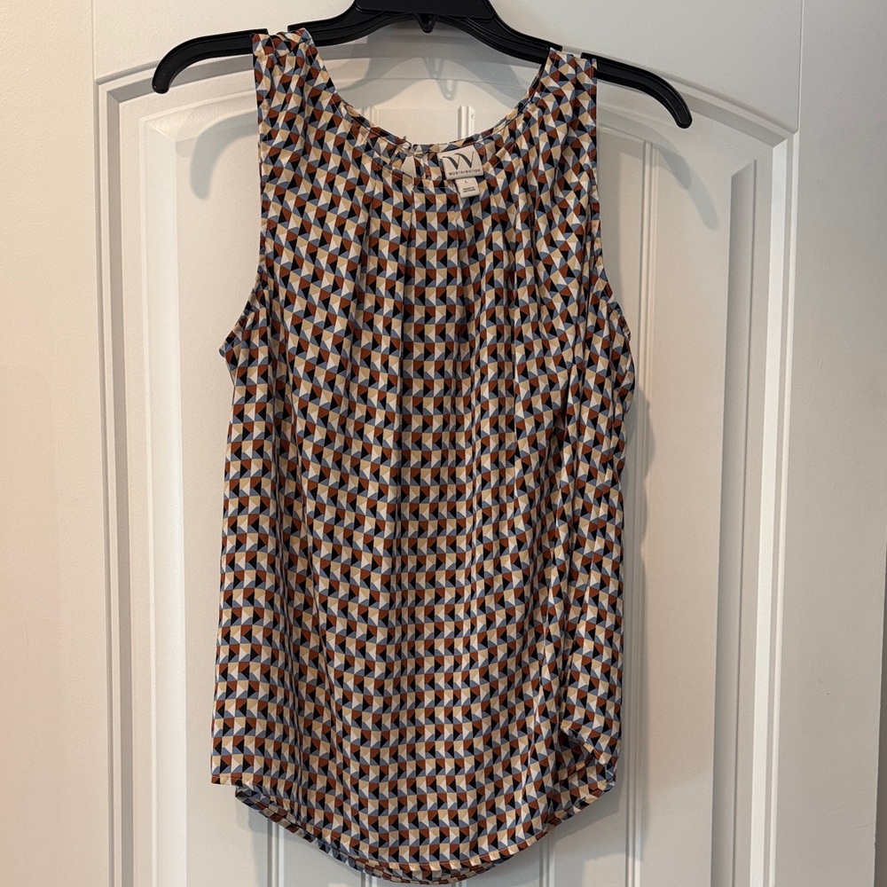 Worthington Multicolor Sleeveless Blouse